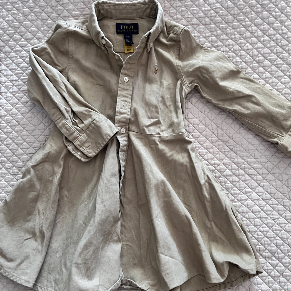 Polo Ralph Lauren Dress Long Sleeve w/ Belt (3T)